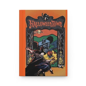 Diario de tapa dura inspirado en la película Halloweentown, papelería de Halloween de Disney imagen 1