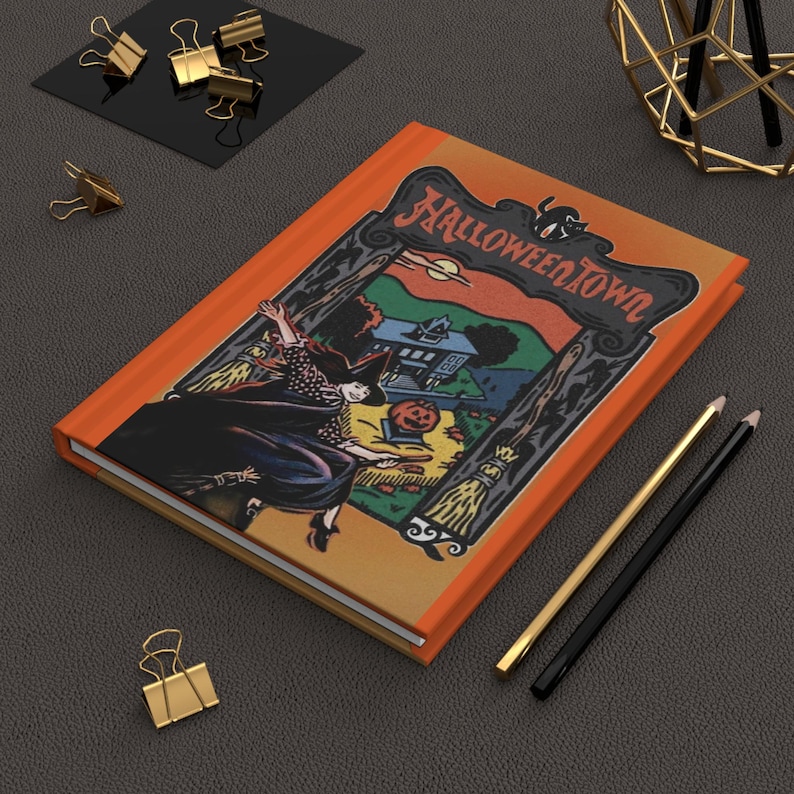 Diario de tapa dura inspirado en la película Halloweentown, papelería de Halloween de Disney imagen 6