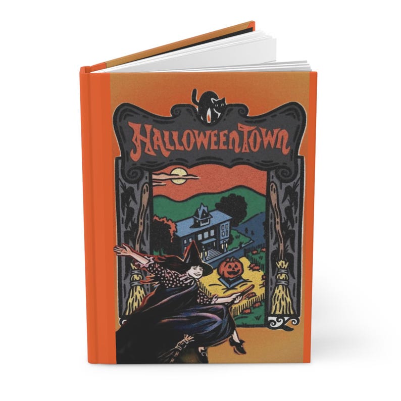 Diario de tapa dura inspirado en la película Halloweentown, papelería de Halloween de Disney imagen 3