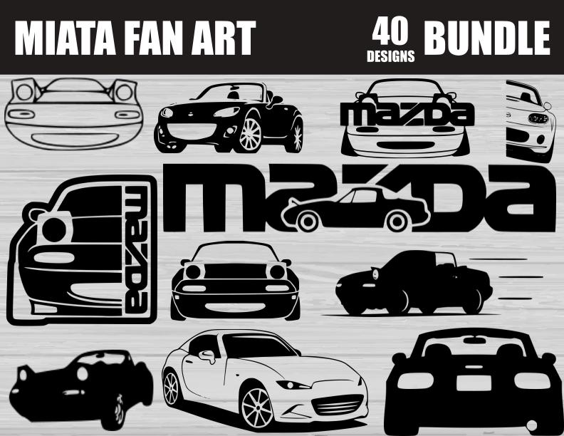 Mazda MX5 emblema decalcomania X1 adesivi in vinile