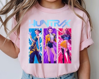 Huntrix Slay Pose Design Png, Huntrix Png, Demon Hunters Png, Huntrix Girls Png, Mira Rumi Joey Png, Demon Hunter Kids Png, Gift For KpopFan