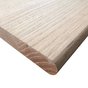 Solid Red Oak Wood Square 12&quot; x 11.5&quot; x 1&quot; Thick Craft Tabletop Create ***READY TO SHIP***