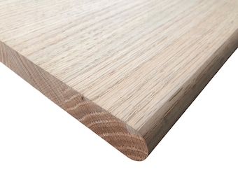Solid Red Oak Wood Square 12" x 11.5" x 1" Thick Craft Tabletop Create ***READY TO SHIP***