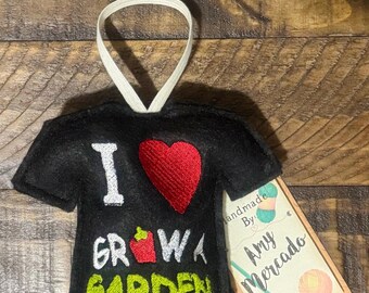 Etiqueta suave inspirada en el juego Roblox "Me encanta cultivar un jardín"