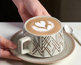 Ceramic Mug, Coffee Cup, Gift For Coffee Lover, Rustic Mug, Unique Mug,  Tea Mug, Ceramic Coffee Mug, Elegant Mug, Gift for Her, Cozy Mug