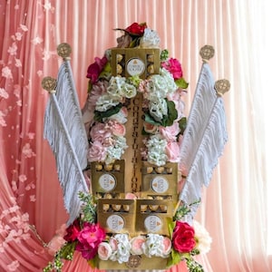 SINGLE DESIGN- 24" Large Hmong khi tes blessing sticks - set of 4 sticks