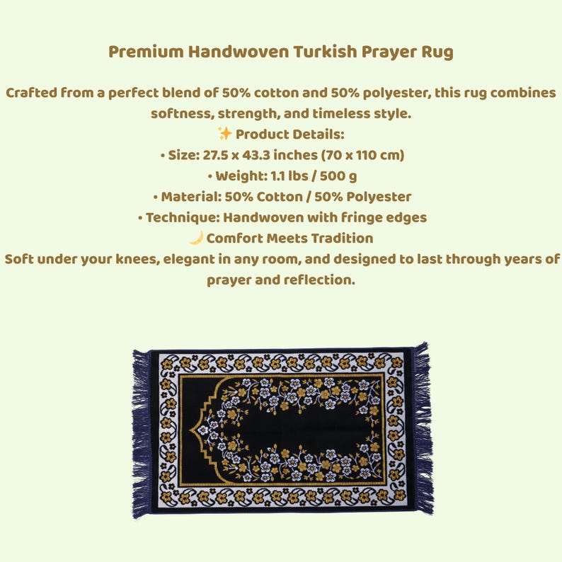 islamic prayer rug, turkish prayer rug seccade, velvet textured prayer mat, floral border rug, handwoven look, soft salah mat for daily prayer, muslim prayer accessory, ramadan gift idea, eid gift present, spiritual gift, prayer room decor, islamic decor rug, portable lightweight travel mat, sajjadah worship mat, traditional turkish design, ethnic motif carpet, comfortable kneeling pad, prayer corner essentials, qibla corner decor