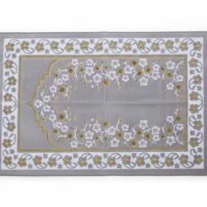 turkish prayer rug seccade, islamic prayer mat, velvet texture, handwoven look, floral border, soft salah mat, muslim gift, ramadan gift, eid gift, prayer room decor, islamic home decor, portable prayer mat, daily salah rug, traditional turkish sejade, ethnic pattern, premium woven mat, comfy kneeling pad, prayer corner rug, travel prayer mat, spiritual gift, boho islamic decor, traditional tassels, gift for her, hajj umrah gift, prayer mat for adults, turkish seccade rug, velvet, floral, rug