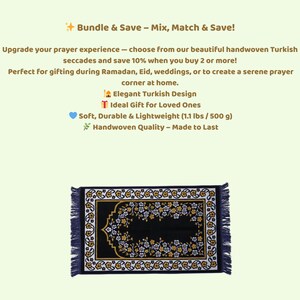 turkish prayer rug seccade, islamic prayer mat, velvet texture, handwoven style, floral border design, soft prayer carpet, muslim gift, ramadan gift, eid gift, prayer room decor, islamic home decor, portable prayer mat travel, daily salah mat, sajjadah, traditional turkish seccade rug, ethnic motif rug, premium woven mat, comfortable kneeling rug, prayer corner setup, hajj umrah gift, gift for parents, gift for her