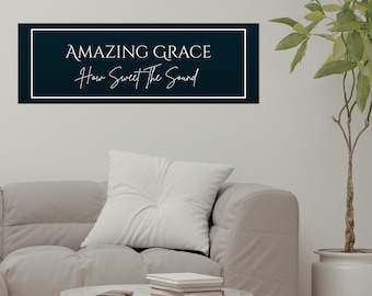 Arte mural con letras religiosas