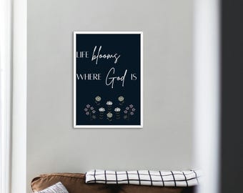 Impresión digital Christian Spring 8x10