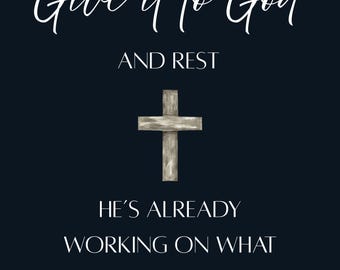 Arte mural con frases inspiradoras cristianas religiosas