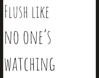 Arte de pared con frases divertidas para el baño