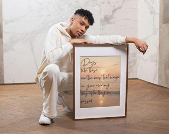 Impresión de arte de pared con frases inspiradoras