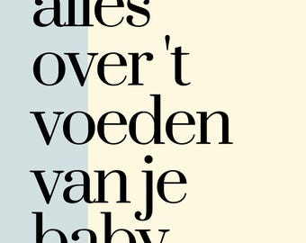 E-book Babyvoeding 0–6 maanden | Complete gids over borst- en kunstvoeding + schema’s | @Neenjanne