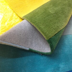 Moderner Tufted Regenbogen Läufer Teppich Wolle Flur Teppich Bunt Modernes Wohndekor Bild 4