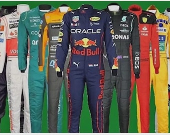Select your Go kart Racing Suit -F1 Fan Edition Wear + Free Gloves & Balaclava