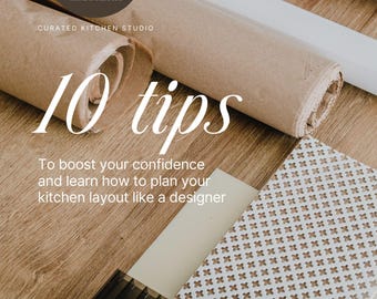 10 consejos de expertos en diseño de cocinas / Asesoramiento en diseño de interiores para cocinas funcionales y atemporales (Descarga digital)
