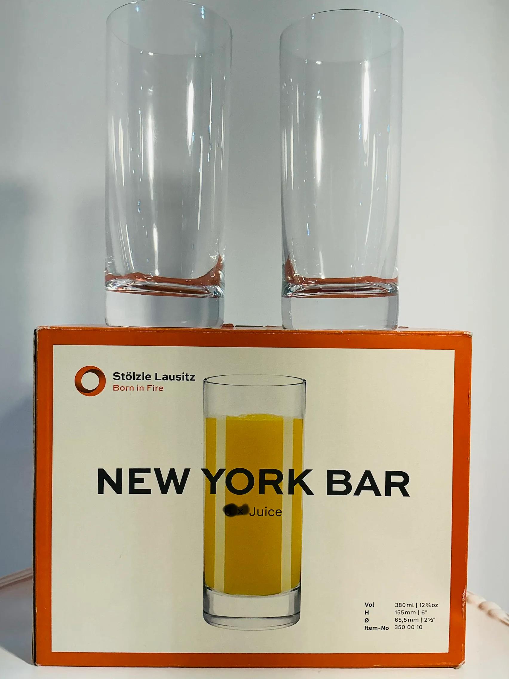 Stölzle Lausitz Set of 2 Juice Glasses, Weighted Bottom, Made in Germany
