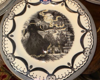 Neu Royal Stafford Halloween Speiseteller Hexe Mond