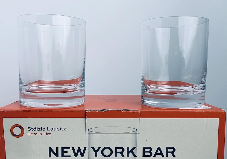 Stölzle Lausitz New York Bar Whiskey Glasses