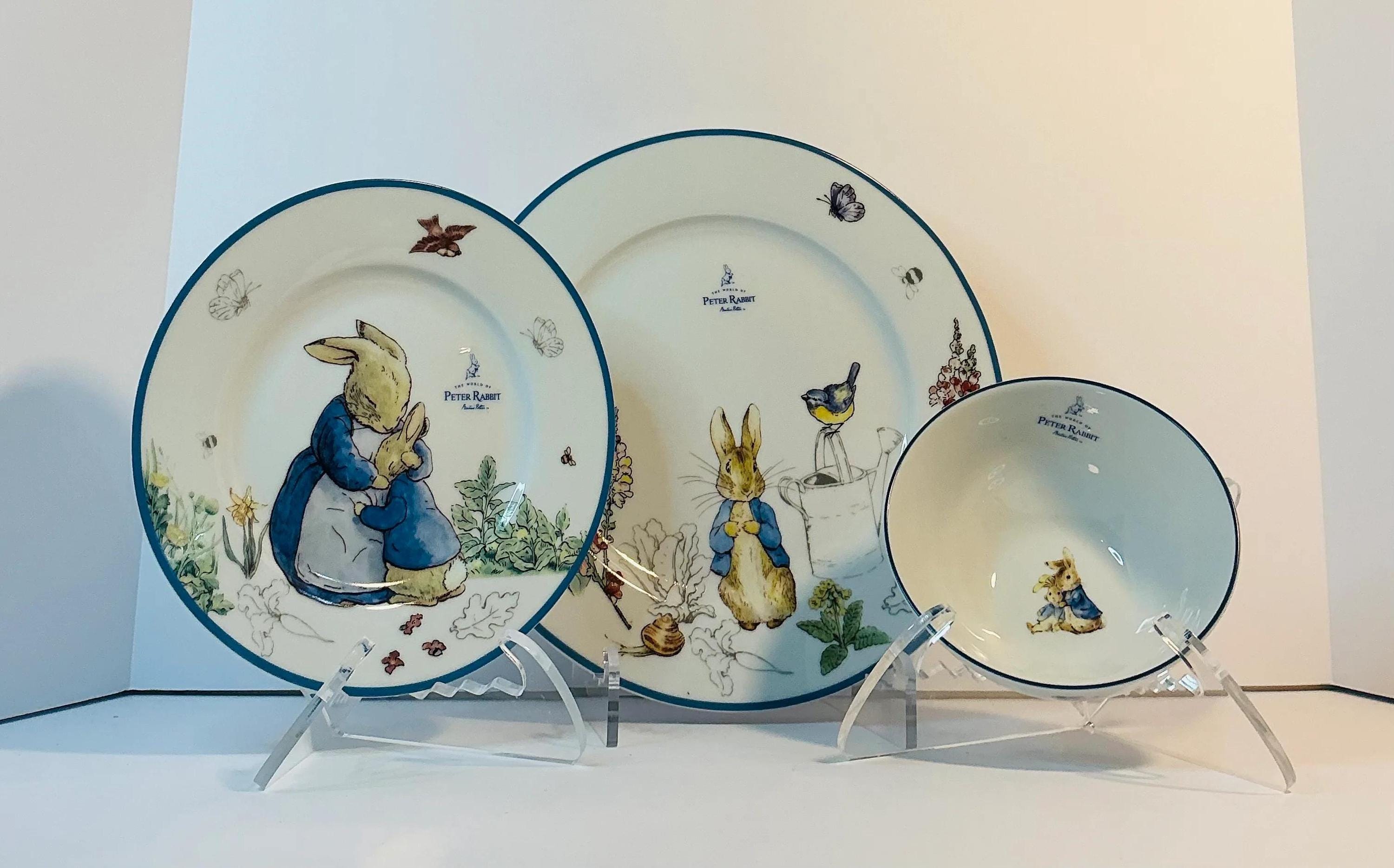 Beatrix Potter Peter Rabbit Zrike Dinnerware Set of 3 Pcs for