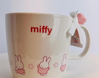 Big Miffy Coffee Mug: 20 Oz Ceramic Kawaii Bunny Cup by Magenta - Etsy