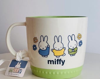 Big Miffy Coffee Mug: 20 Oz Ceramic Kawaii Bunny Cup by Magenta - Etsy
