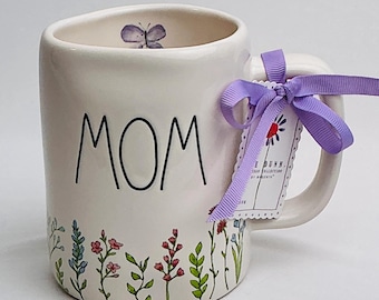 Rae Dunn Mother’s Day-Hand Painted Ceramic Farmhouse Style(Multiple Designs)