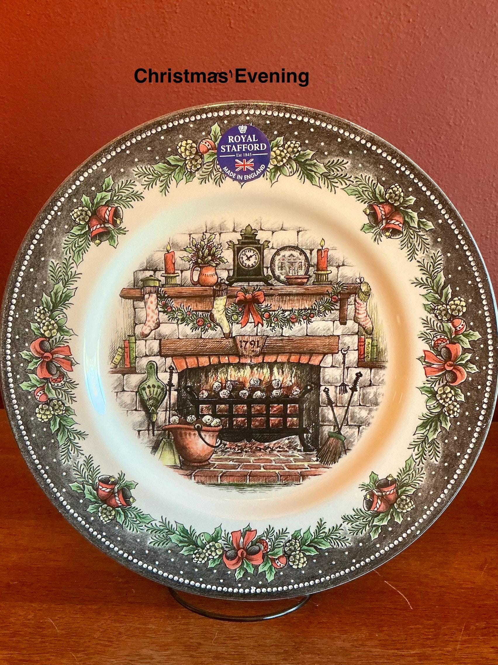 Royal Stafford Christmas Plate - Etsy