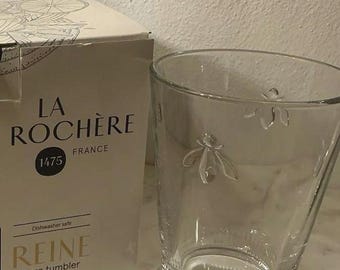 La Rochère Tumbler Bee Design Clear Glass 1 piece