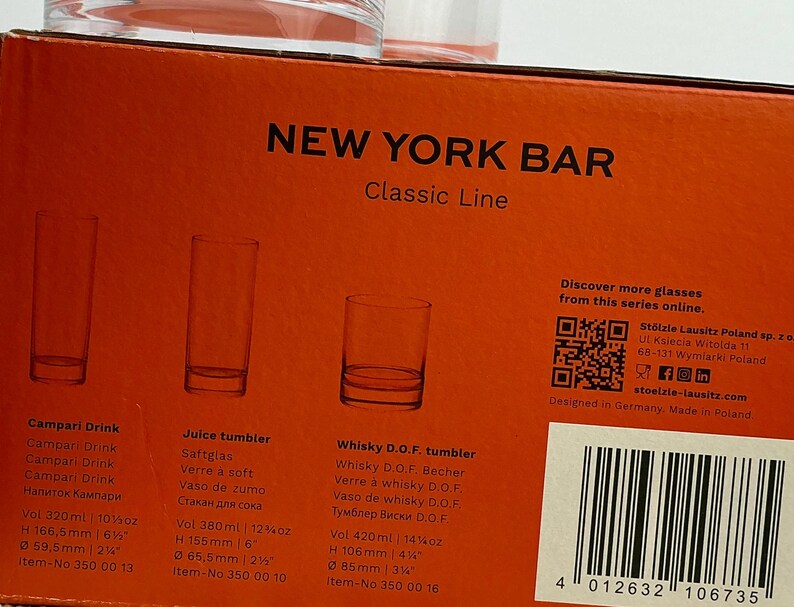 Stölzle Lausitz New York Bar Whiskey Glasses - Thumbnail 4