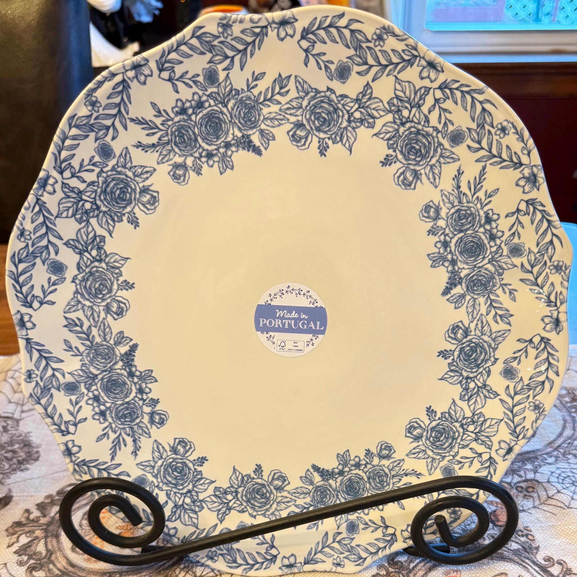 Beistle Teller Blau Weiß 24 Stück Beistle Papier-Teller Im Harlekin-Design – Blau-weiß, 24 Stück, 22,9 Cm – Perfekt Für Die Oktoberfest-Party