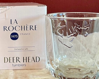 La Rochère Deer Head Whiskey Glasses, Set of 2