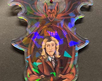 Louis and Lestat Interview With The Vampire 2022 double sided holographic keychain
