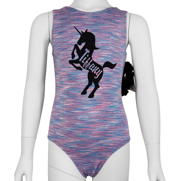 Blue Unicorn Sparkles Gymnastics Leotard main image 1