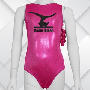 Gymnastics Leotard Girls, Kids, Toddlers, Teens, Dance, Ballet Costume Custom Bodysuit Personalized Name Leo by AERO Leotards image 1