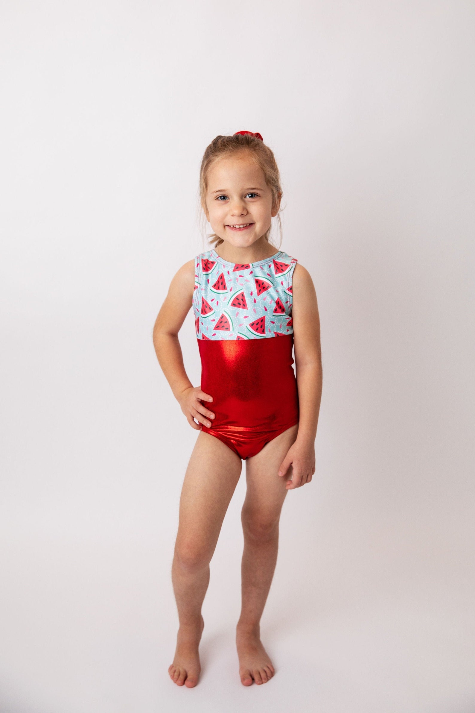 Watermelon Gymnastics Leotard Girls Kids Toddlers Teens Etsy
