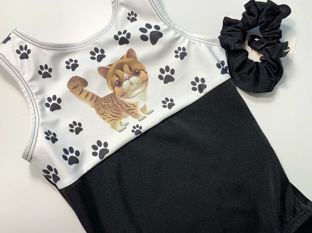 Cat Gymnastics Leotard Girls Toddlers Kids Teens Dance Ballet ...