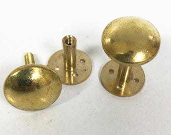 Gold Military Epaulettes with Brass Studs – Ceremonial Shoulder Boards Pair