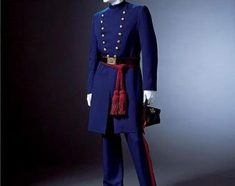 Union Officer Frock Coat and Trousers Set – Civil War Reenactment Costume