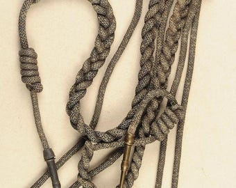 Vintage Trooper Aiguillette – Muted Olive Field Cord, Metal Tips