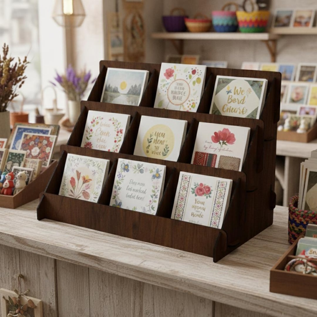 Greeting Card Rack, Greeting Cards Holder, Greeting Card Rack Tall ...