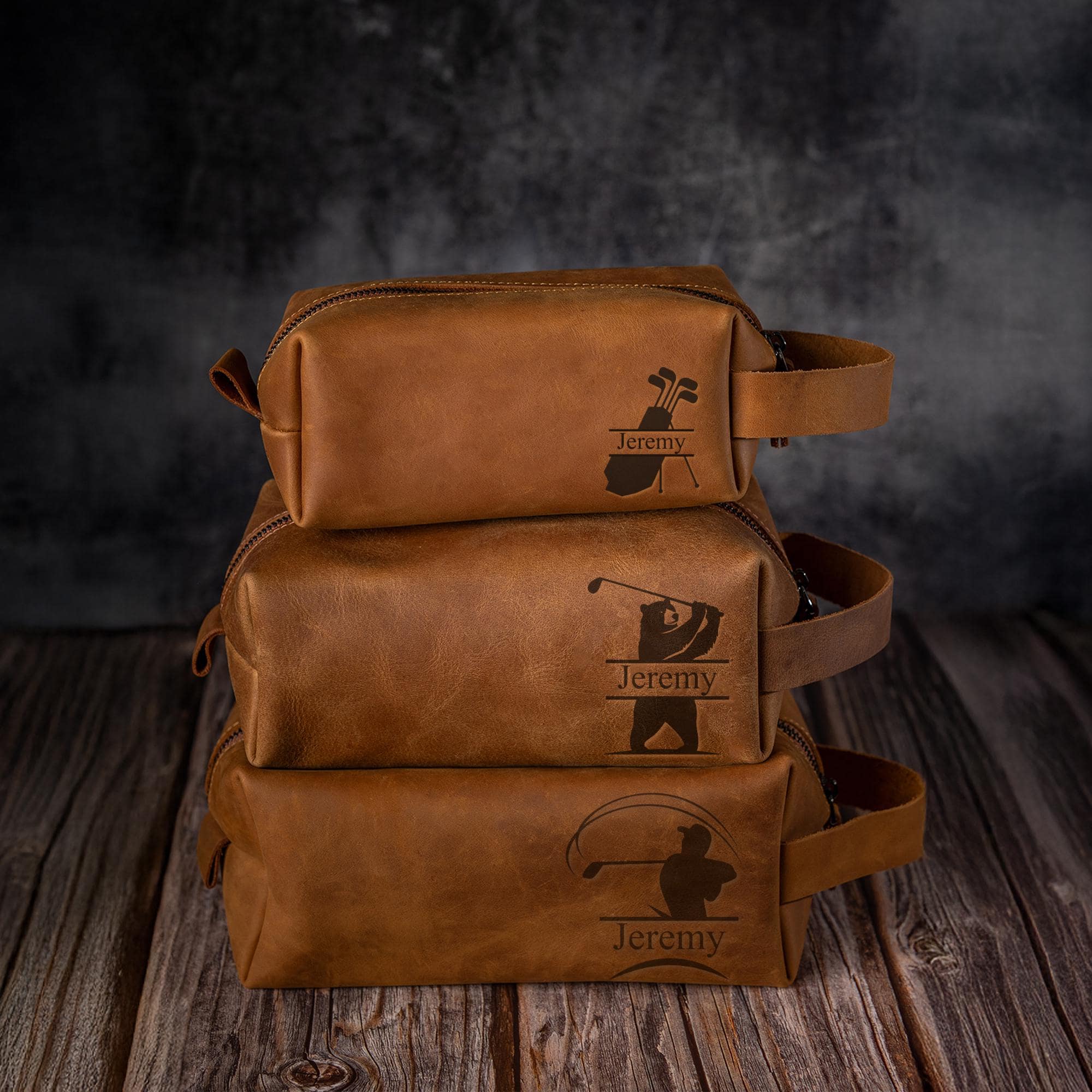 Golf Leather Dopp Kit