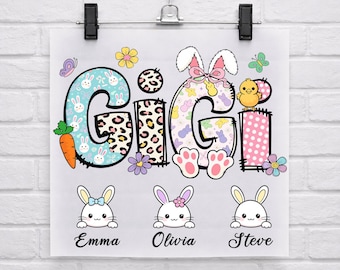 Personalized Gigi Iron On, Custom Name Gigi DTF Transfer, Blessed To Be Called Gigi Ready To Press, Mothers Day Gift For Gigi Design Print