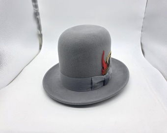 Sombrero bombín extragrande de fieltro de lana - Estilo Erykah Badu
