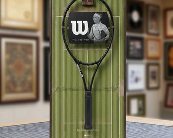 Cornice espositiva per racchette da tennis di Wimbledon – Decorazione murale del Grande Slam, cimeli sportivi