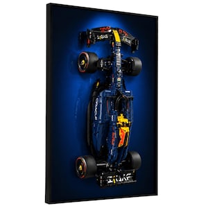 F1 42206 Red Bull Racing Car – Väggmonterad displayram i aluminium [ENDAST ram]