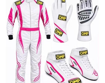 Go Kart Racing Suit, Shoes, Gloves, with gift (Balaclava) CIK/FIA Level 2 Approved