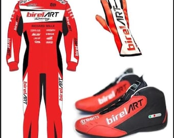 Go Kart Racing Suit, Shoes, Gloves, with gift (Balaclava) CIK/FIA Level 2 Approved